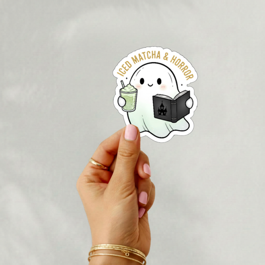 Bookish Creatures & Iced Matcha Vinyl Sticker Collection