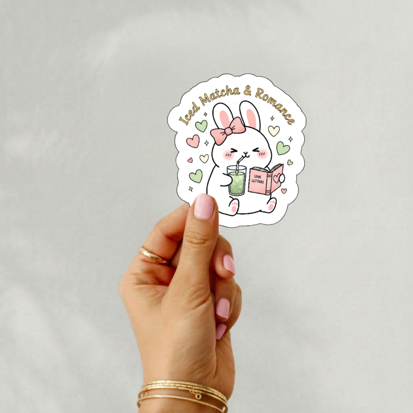 Bookish Creatures & Iced Matcha Vinyl Sticker Collection